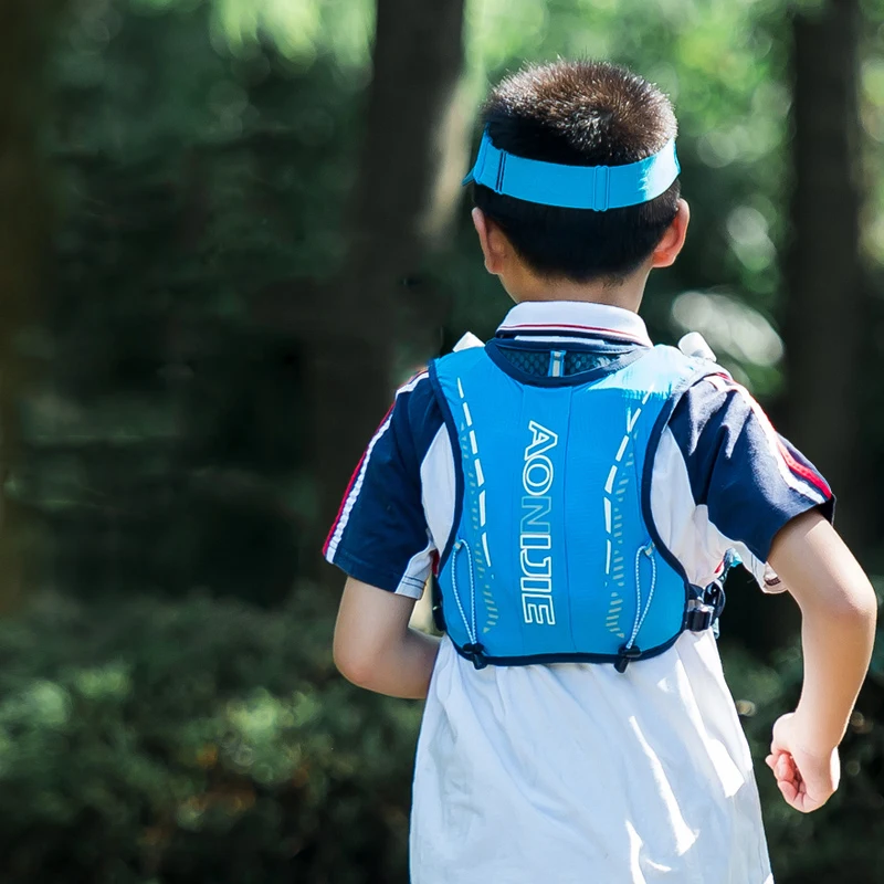 Aonijie Ultralight Rugzak Meisjes Jongens Kinderen Trail Running Vest Outdoor Hydratatie Tassen Wandelen Pack Voor 6 12 Jaar Oud