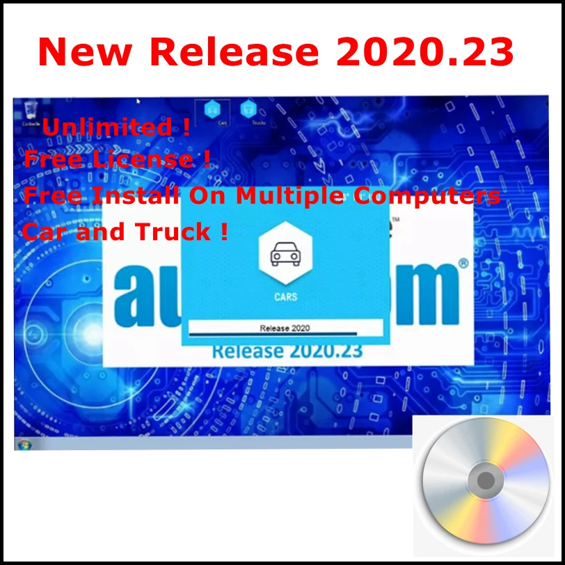 

2023 Hot Newest Unlimited Release 2020.23 software Free License For D-elphi Car diagnostic tools Car Truck diagnose werkzeuge