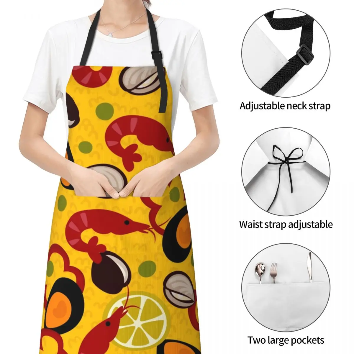 Фартук Paella кухонная ручка для планшетов