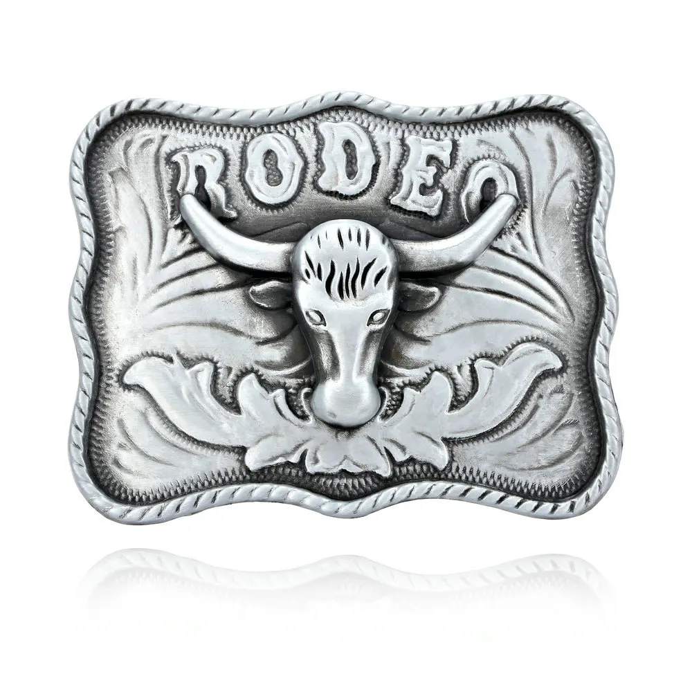 

Western Cowboy Zinc Alloy Bull Headband Pattern Belt Buckle Men's Party Gift