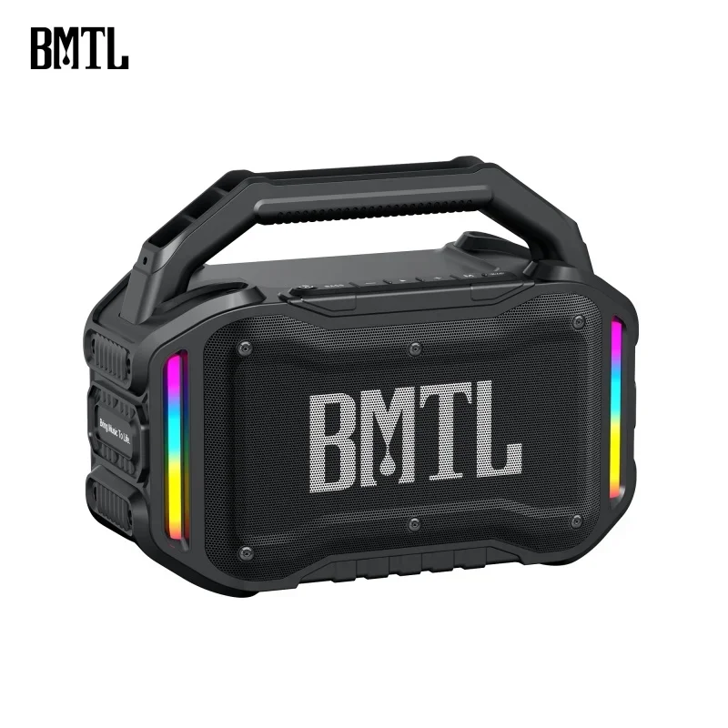 Новый портативный портативный Bluetooth-динамик BMTL, мощный сабвуфер высокой мощности 80 Вт, IPX6, водонепроницаемый, пылезащитный, длительный срок службы батареи (art.: 3920d3a480074) - 3920d3a480074