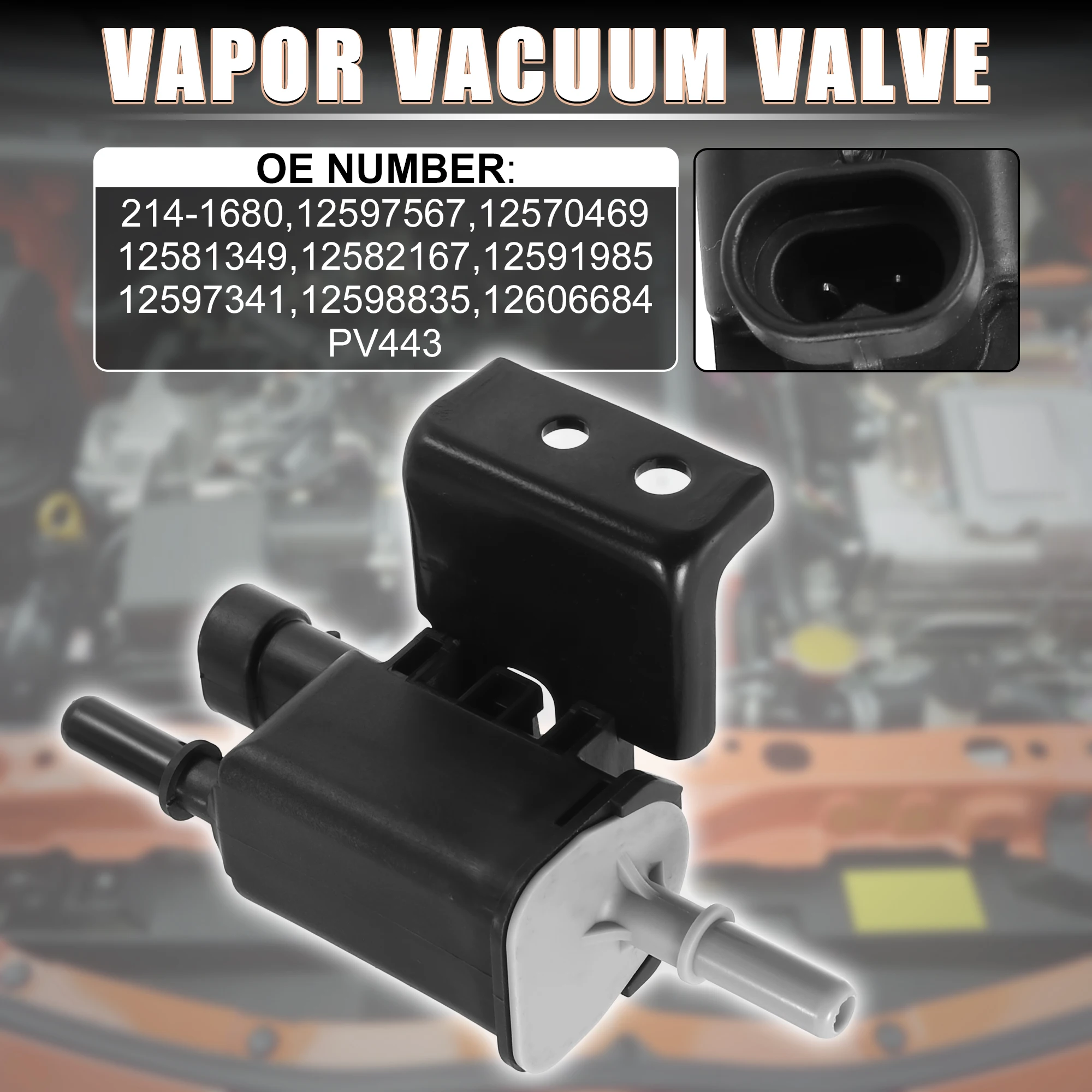 

X Autohaux Vapor Canister Vacuum Solenoid Purge Valve for Chevy Silverado for GMC Sierra Yukon XL 1500 2500 for Cadillac