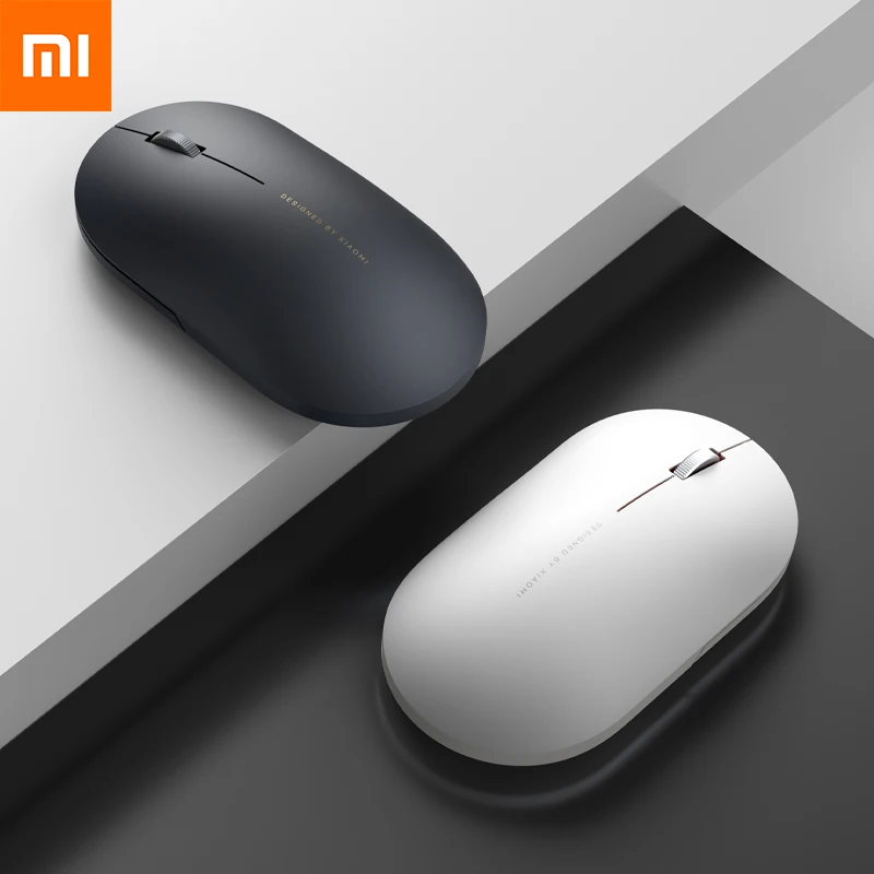 

Mi Xiaomi Wireless Mouse 2 Silent Editon Usb Mouse Dual Mode Connection Protable Mini Wireless Mouse Notebook Office