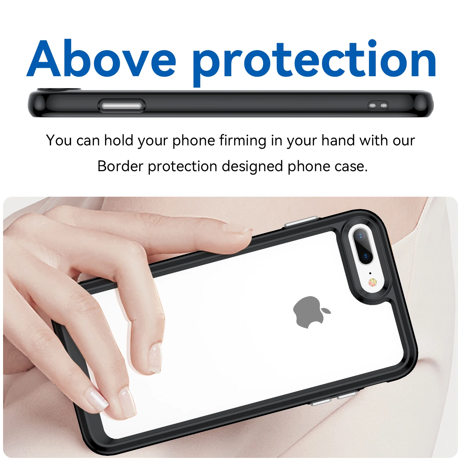 Прозрачный чехол для iPhone SE4 2022 2020 8 7 6S Plus XR Xs Max прозрачный противоударный защитный