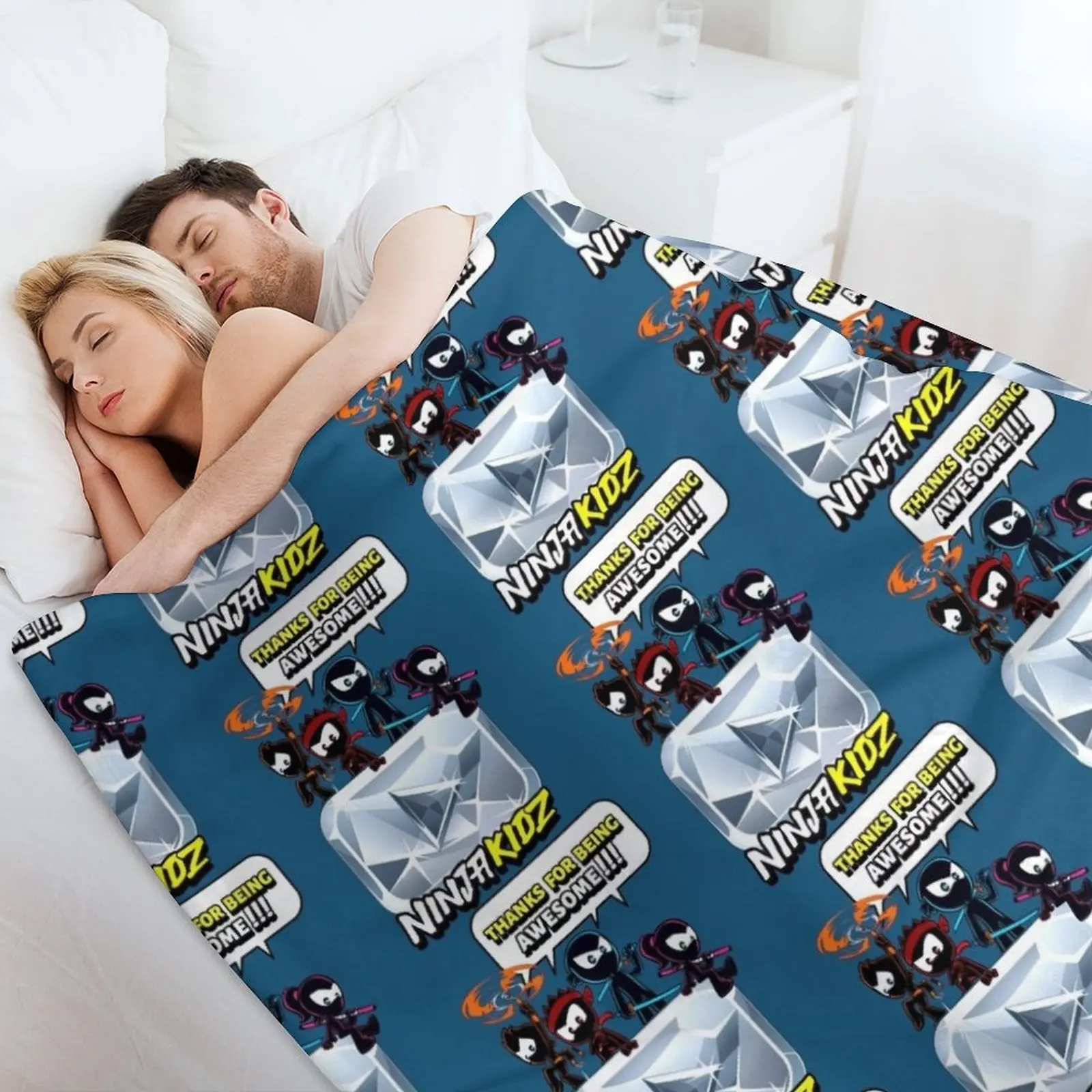 Детское Роскошное дизайнерское одеяло Ниндзя с бриллиантами