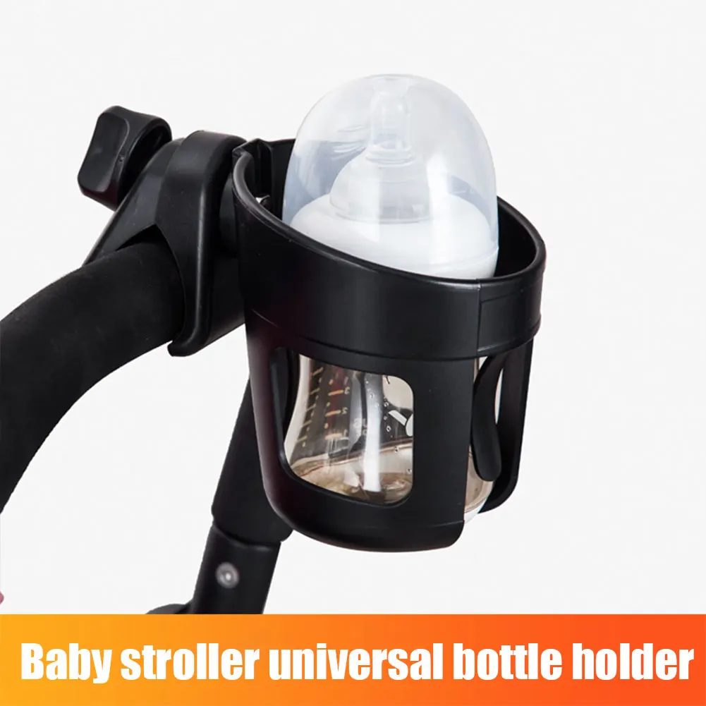 

New Baby Stroller Cup Holder Rack Bottle Universal 360 Rotatable Cup Holder for Pram Stroller Carrying Case Milk Bottle Cart