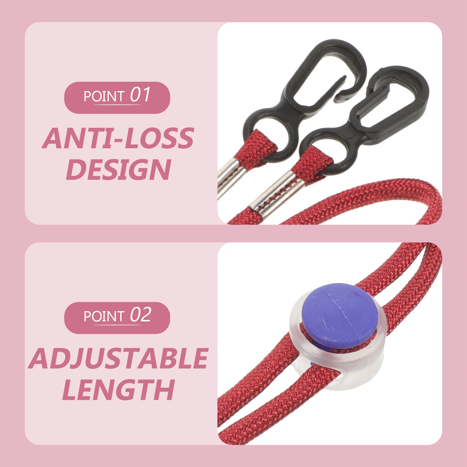 Лыжные перчатки ремешок многофункциональный держатель нейлоновая веревка