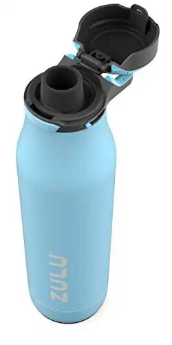 

Stainless Steel Ice Blue Soft Chug Bottle - 20 fl oz Refreshing & Attractive Hydration Drink Container.
