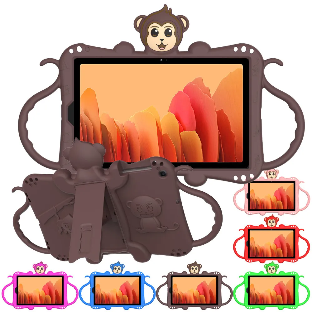 

Cover For Samsung Galaxy Tab A7 10.4 cover 2020 SM-T500 SM-T505 Stylish Lucky Monkey Shockproof Tablet Case чехол для самсунг