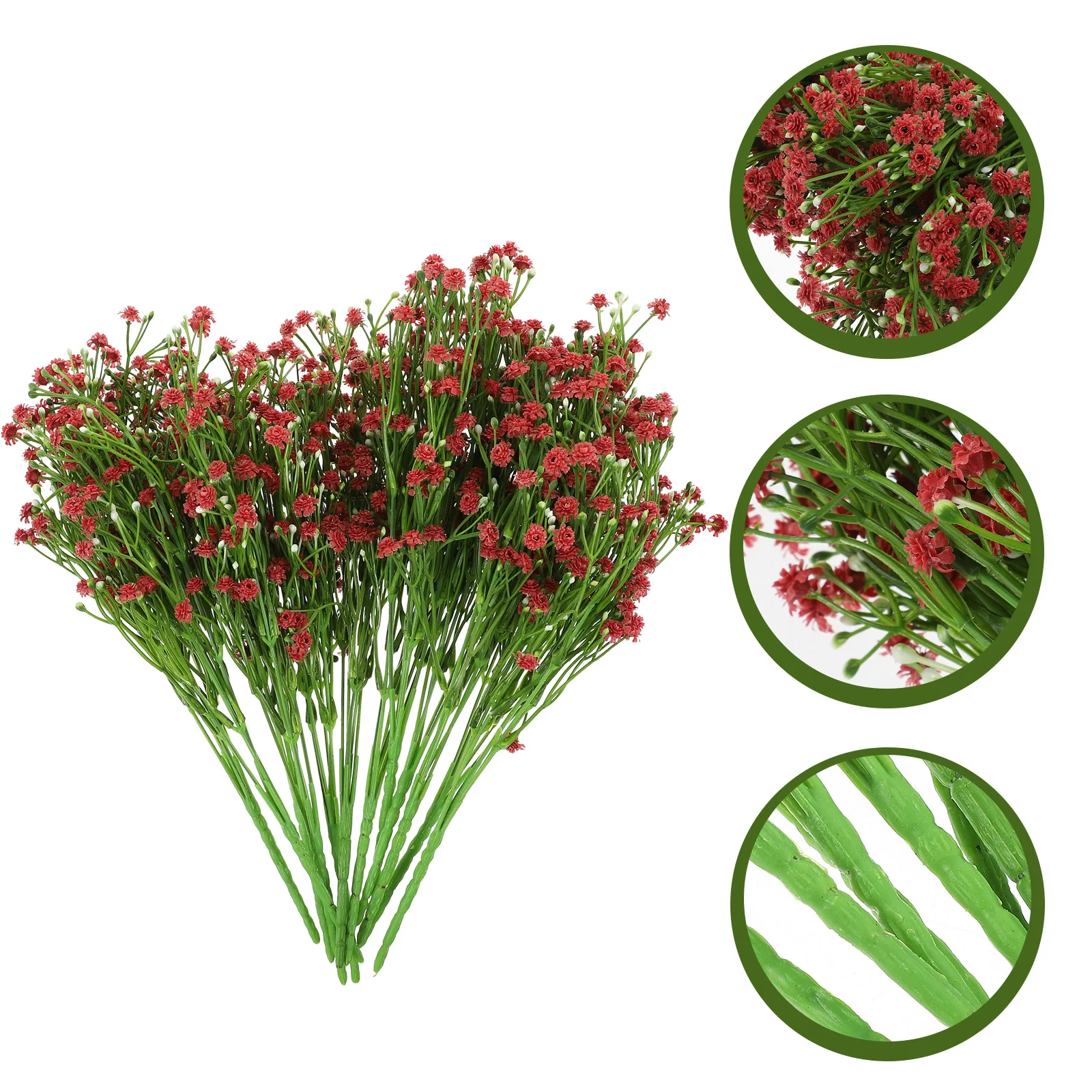 

12pcs Wedding Party Table Centerpieces Home Flowers Artificial Diy Wedding Bouquets Breath Flowers Table Centerpieces