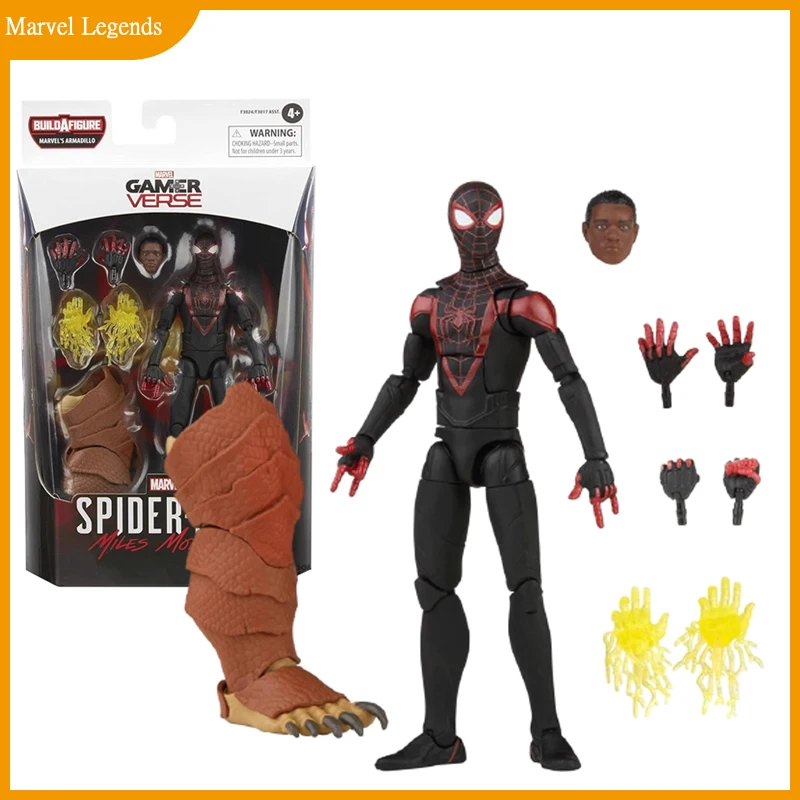 

Фигурка героя Marvel Legends, Человек-паук, майль Моралес, 6 дюймов, версия игры, кукла-модель, игрушки для детей, рождественские подарки