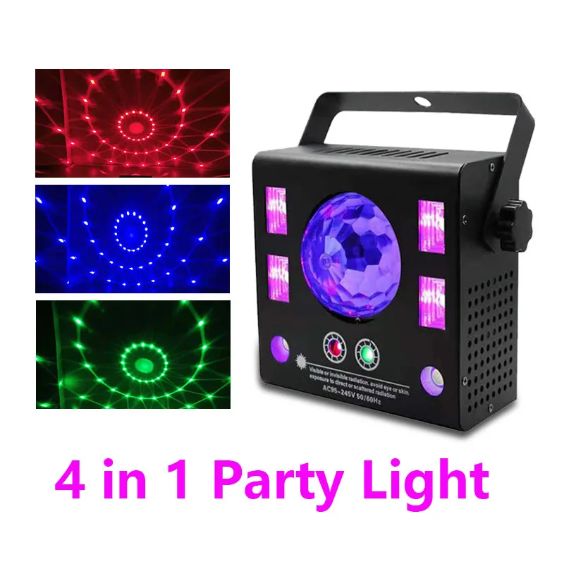 

Флуоресцентный лазерный стробоскоп, 50 Вт, 4 в 1