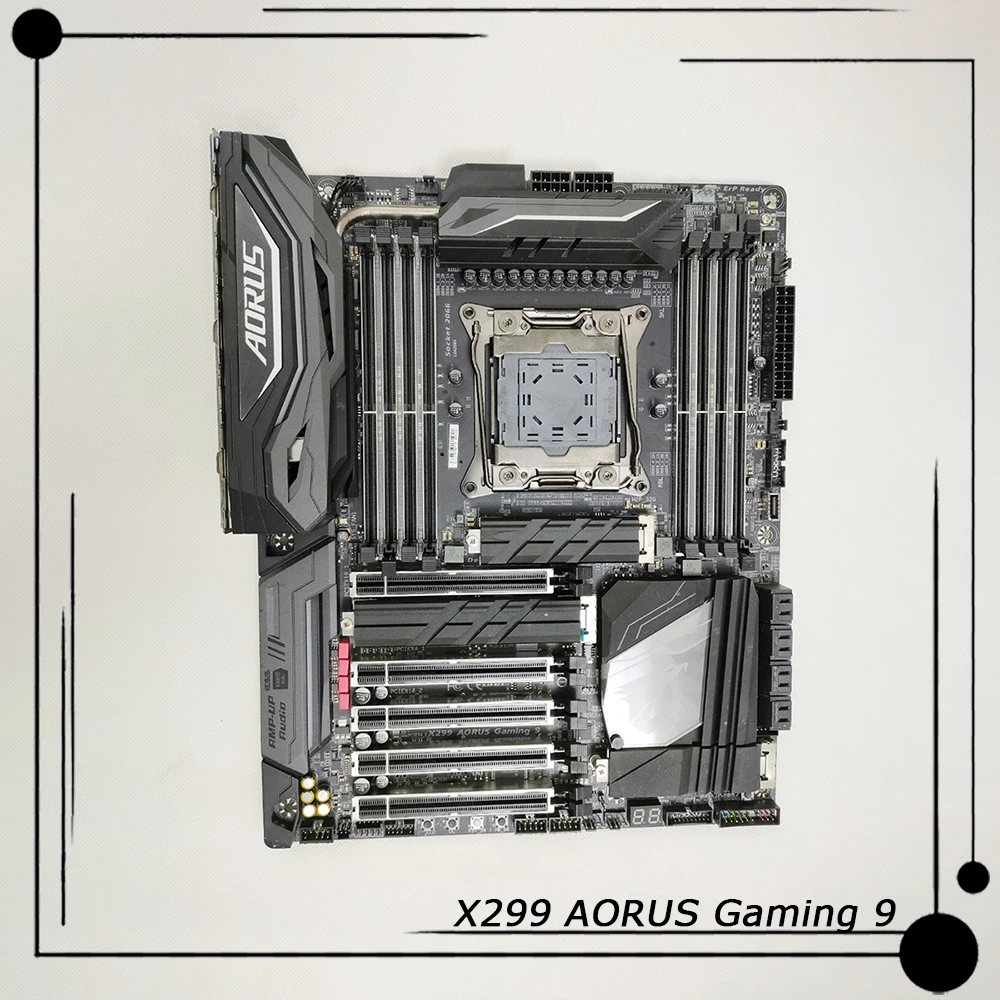Материнская плата LGA2066 DDR4 256 ГБ ATX с поддержкой процессоров Core X-Series для Gigabyte X299 AORUS Gaming 9 Материнская плата LGA2066 DDR4 256 ГБ ATX с поддержкой процессоров Core X-Series для Gigabyte X299 AORUS Gaming 9