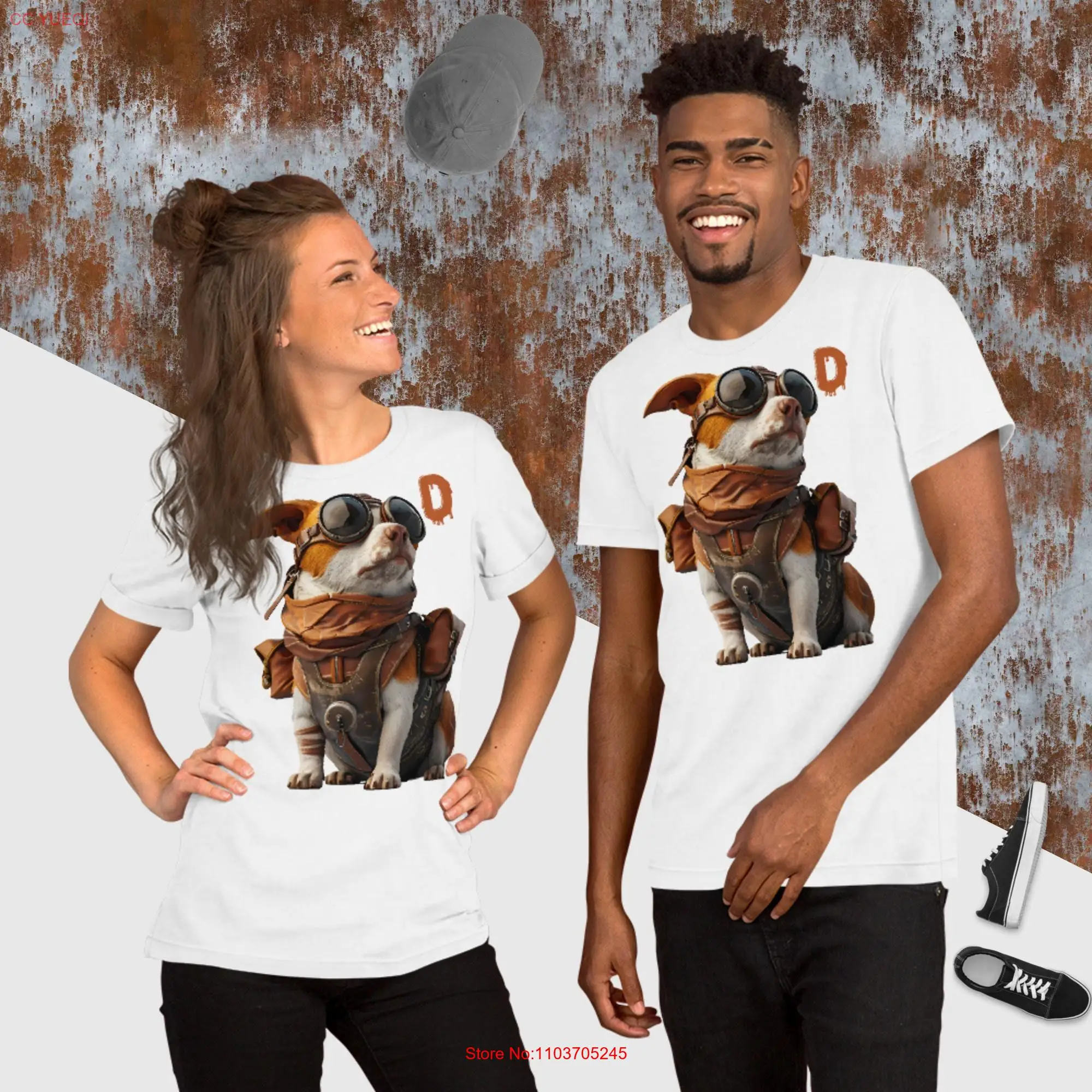 Футболка с собакой в очках NoEnName_Null