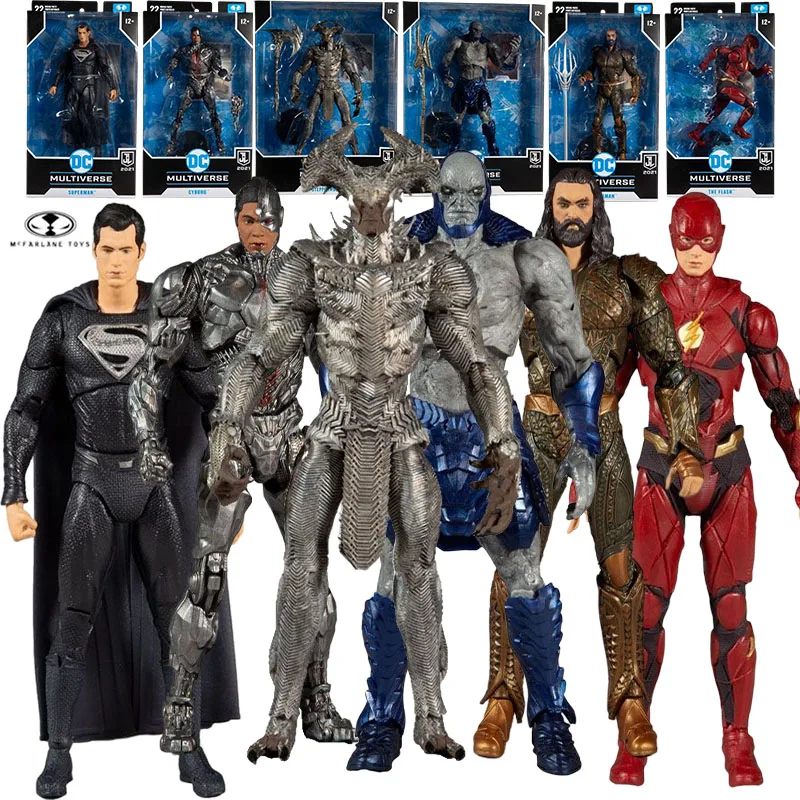 

Фигурка МакФарлейн из аниме «Лига Справедливости», комплект оригинальных моделей DC Direct, Бэтмен, Супермен, Аквамен, игрушка в подарок