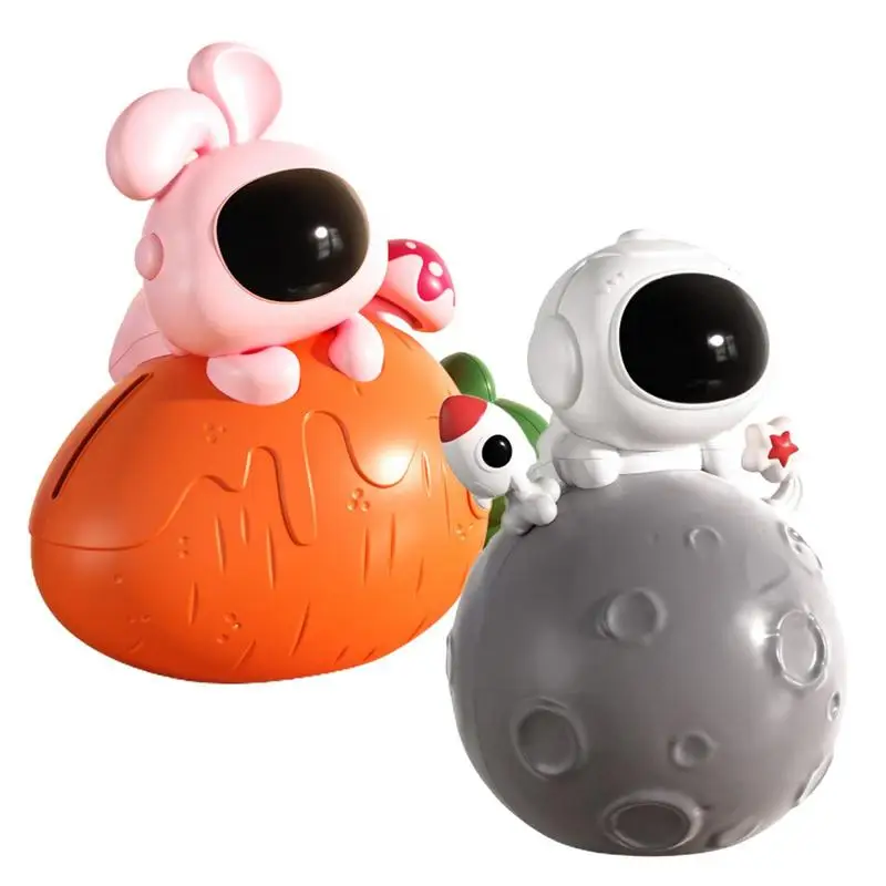 

Копилка в виде кролика, копилка с подсветкой для экономии денег, милая банка для монет, Детская копилка большой емкости, подарки для детей