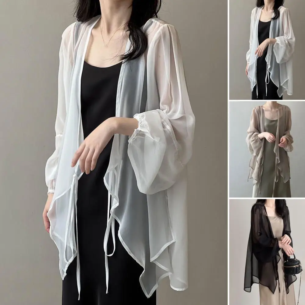 Женские свободные рубашки с V-образным вырезом и длинным рукавом простая