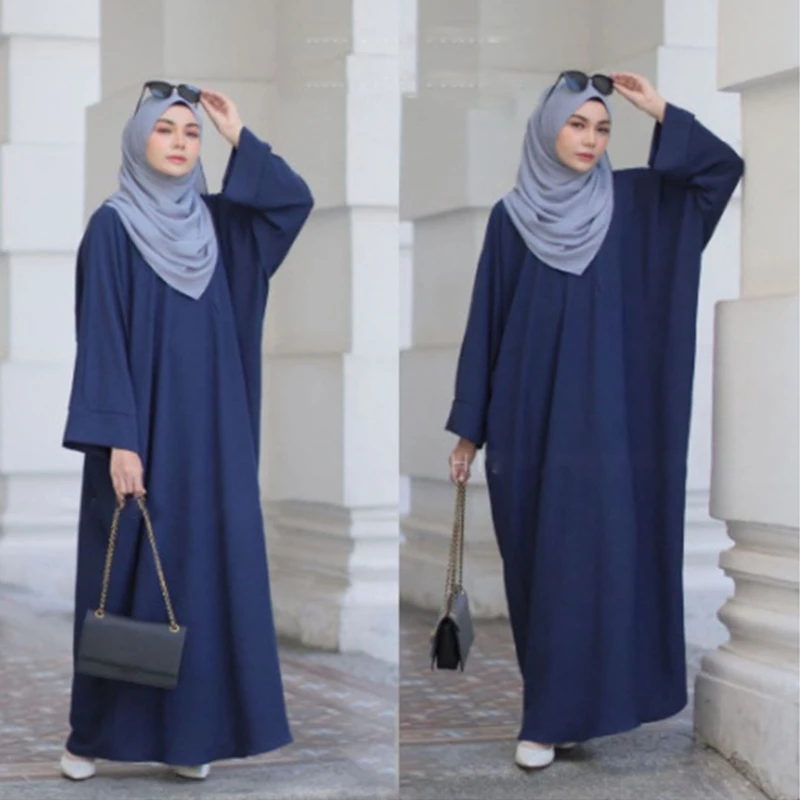 Muslim Dress Prayer Garment Jilbab Abaya Ramadan Gown Abaya for Womens Girls