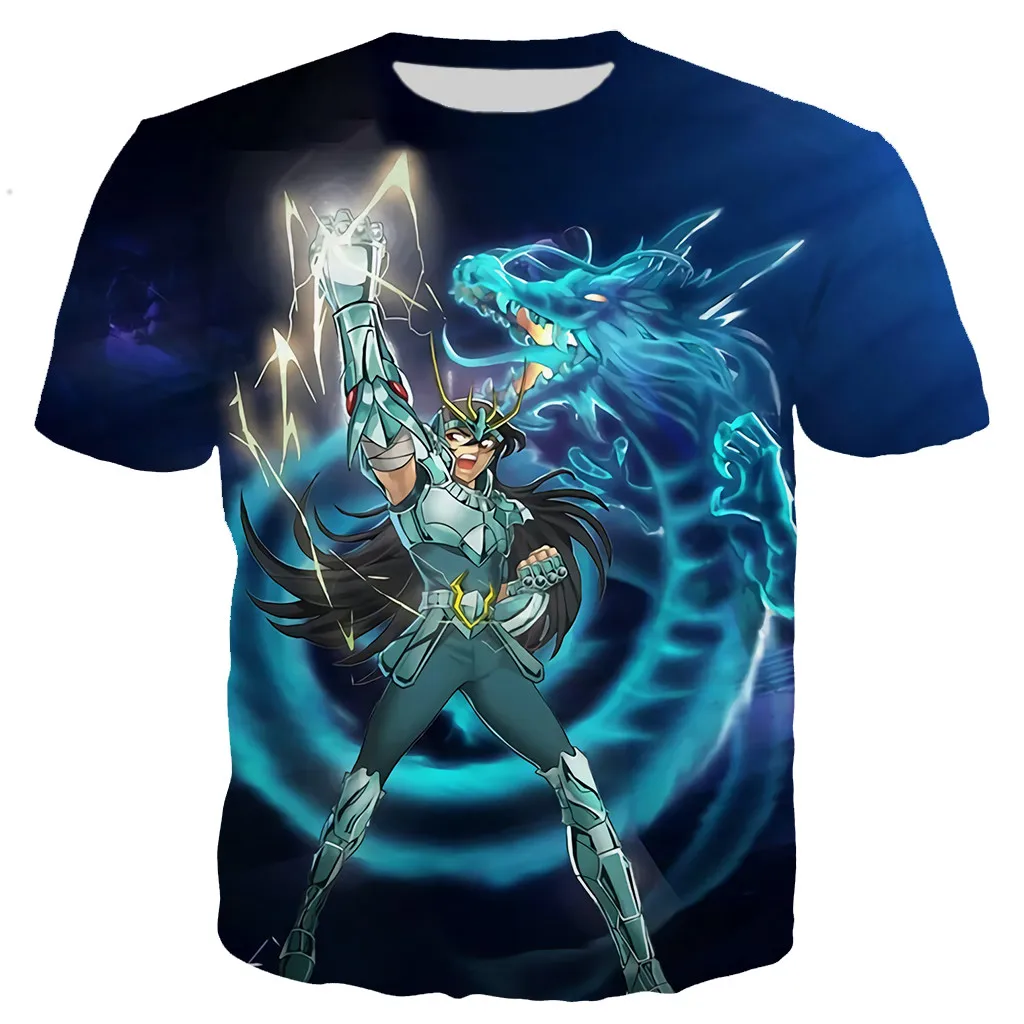

Hot Summer Harajuku Saint Seiya T-Shirt Women Men O-Neck 3D Print Oversized Streetwear T Shirt Girl Boy Casual Kids Clothing Top