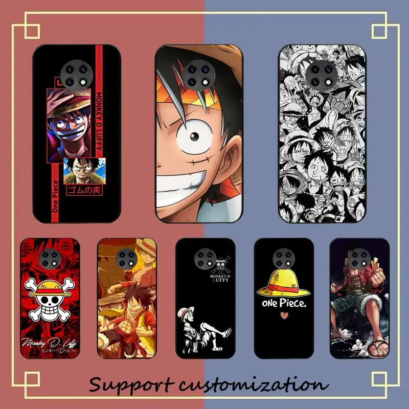 

BANDAI One Piece Luffy Phone Case For Redmi Note 8A 7 5 Note8pro 8T 9Pro note 6pro Funda Capa