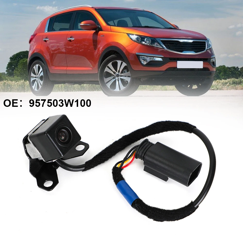 

Black Plastic Car Rear View Parking Camera 957503W100 For Kia Sportage SL 2010-2015 Backup Reversing Camera Car Electronics
