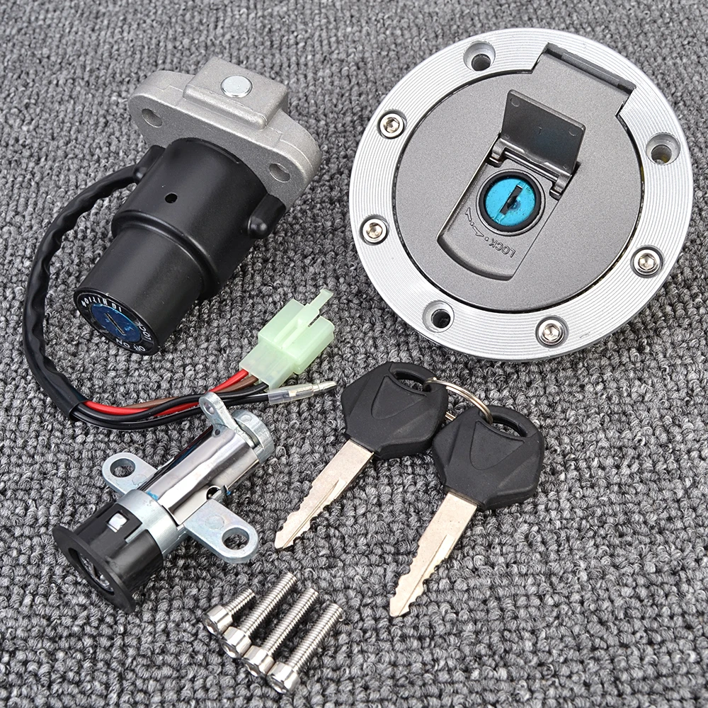 For Yamaha TZR125 TZR150 TZM150 TDM850 Gas Fuel Tank Cap Seat Ignition Switch Start Lock Contact Key Set TZR 125 150