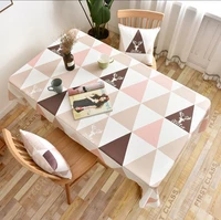 christmas tablecloth decorative geometric elk pattern nordic rectangular table cloth party fireplace table cover mat home decor
