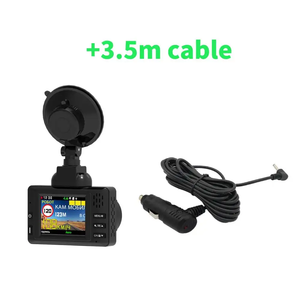 $101.85 Karadar Dash Camera Anti Radar Detector 2.4 Inch Display Recorder GPS 3 in 1 Driving with Signature Alarm Combo Magnetic Mount