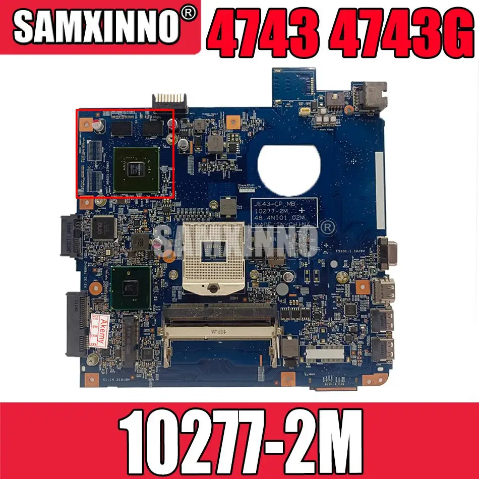 

For Acer Aspire 4743 4743G Laptop Motherboard JE43-CP 10277-2M 48.4NI01.02M Mainboard