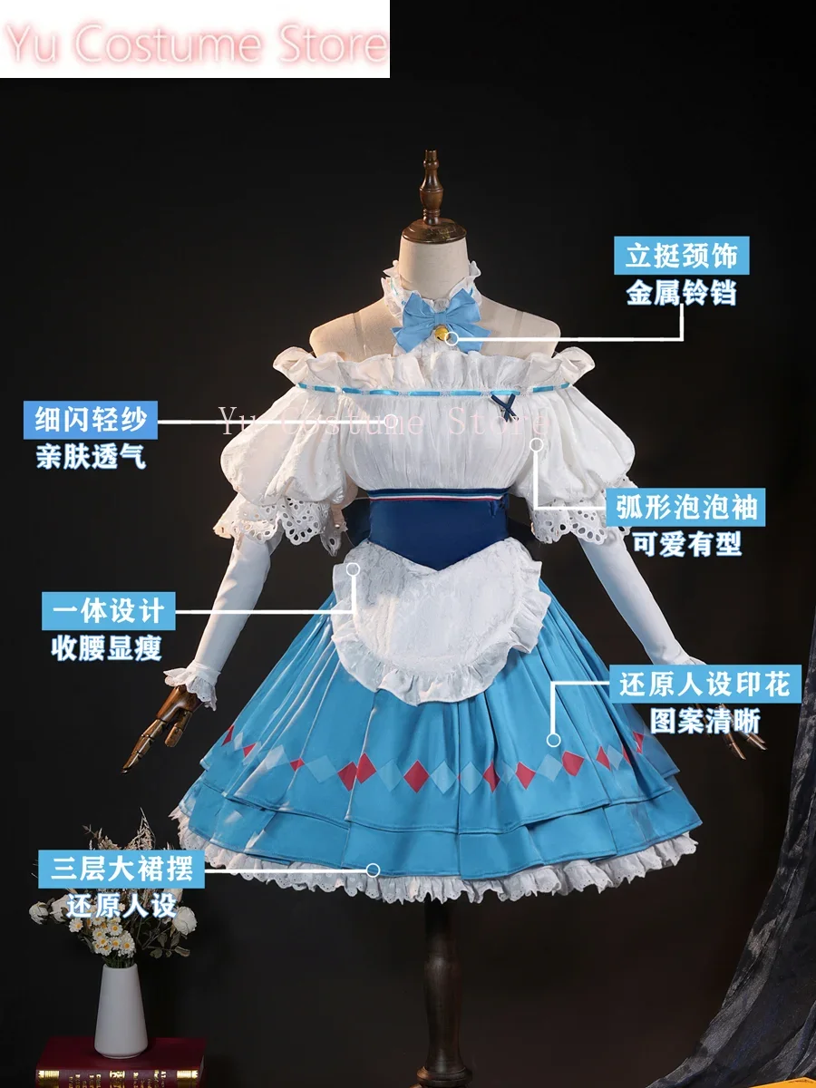 Arknights Eyjafjalla The Hviit Aska Picnic Before Trip женский косплей костюм Cos Game аниме вечерние