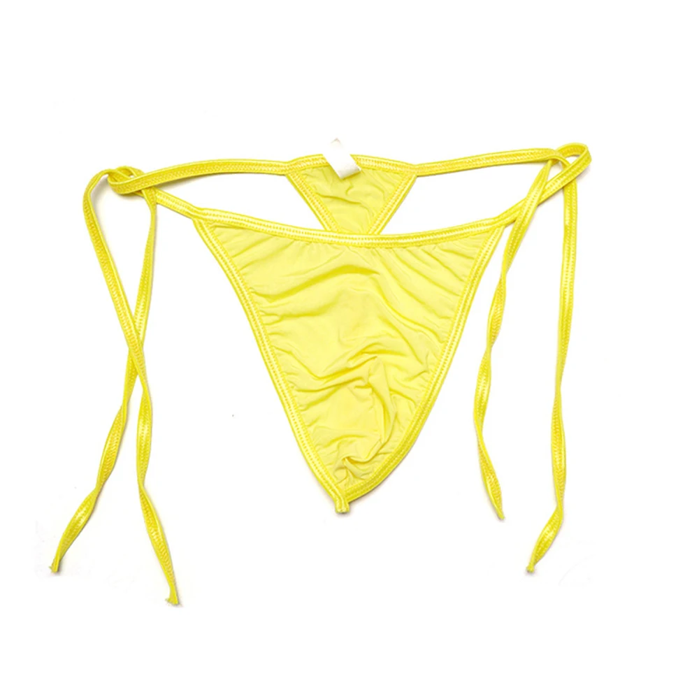 

Men's Sexy T-Panties Lacing Breathable Backless Thong Briefs Low Rise Elastic Underwear Underpants Lingerie Tanga Hombre