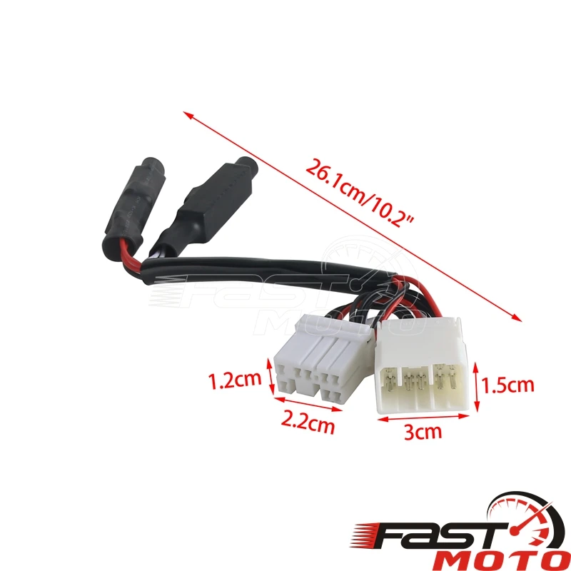 Мотоциклетный фонарь поворотный сигнал резистор нагрузки штепсельная вилка 8