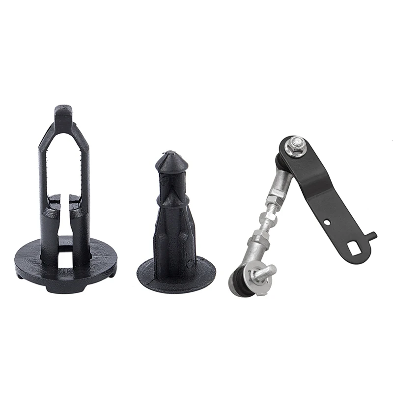

51 Pcs Car Accessories: 50Pcs Black Bumper Retainer Clips Fasteners & 1 Pcs Car Body Height Sensor Lever