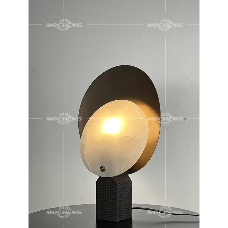 Современный отель украшение дома гостиная спальня настольная лампа круглая