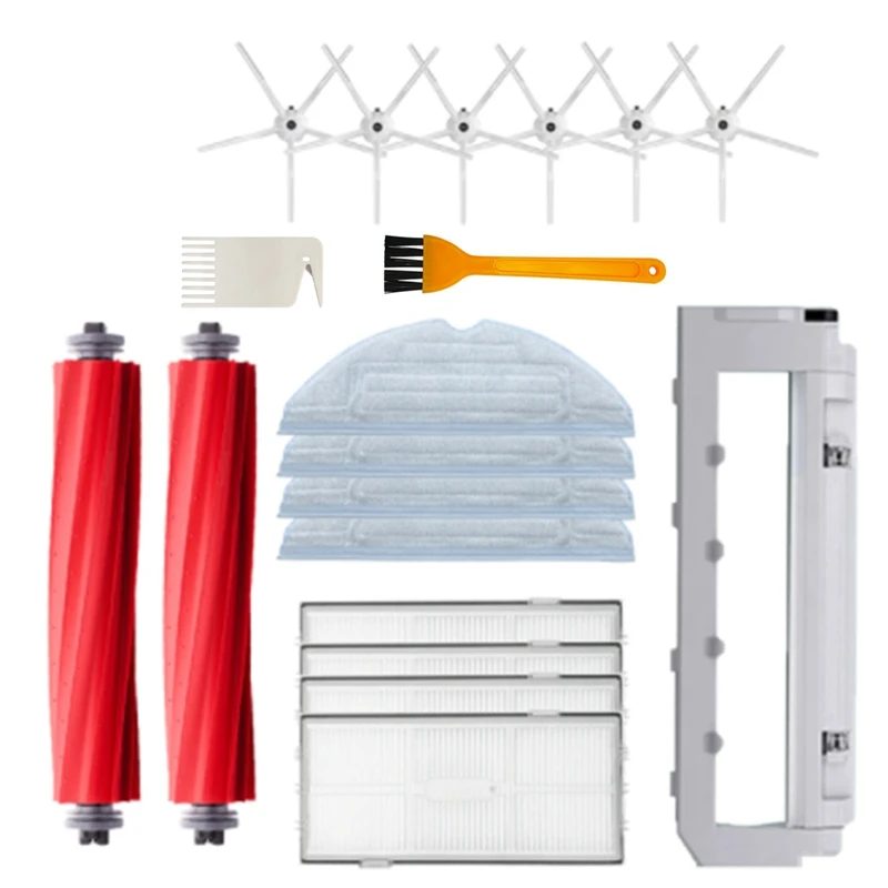 

Mop Cloth Main Brush Cover Hepa Filter For Xiaomi Roborock S7 S70 S75 S7 Max S7 Maxv T7S Robot Accessories