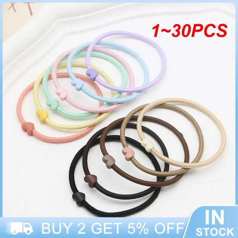 

1 ~ 30 шт. прочная повязка на голову в форме сердца, милая и стильная повязка на голову, Высококачественная модная эластичная повязка на голову, уникальный дизайн