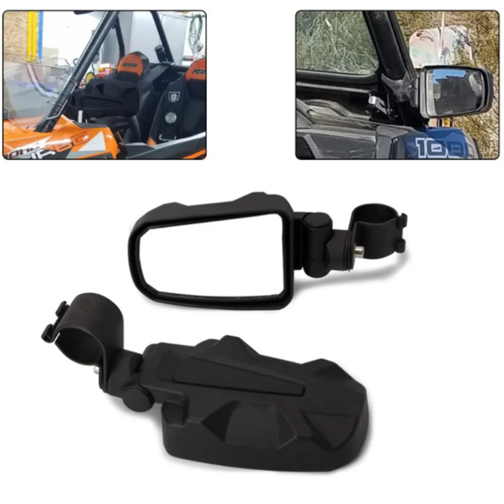 

1.75'' 2'' Universal Roll Bar Side View Mirror for Polaris RZR 1000 XP Ranger Kymco Arctic Cat Wildcat Racing Offroad Rearview