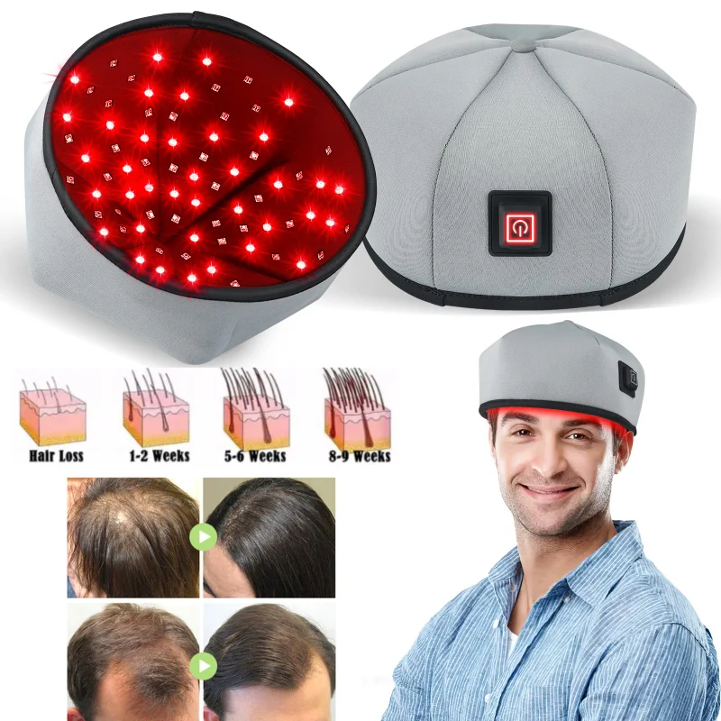 

Hair Growth Helmet Near Infrared Head Relaxation Therapy Scalp Massager Cap for Hair Thinning Treatment Anti-Hair Loss Gadgets