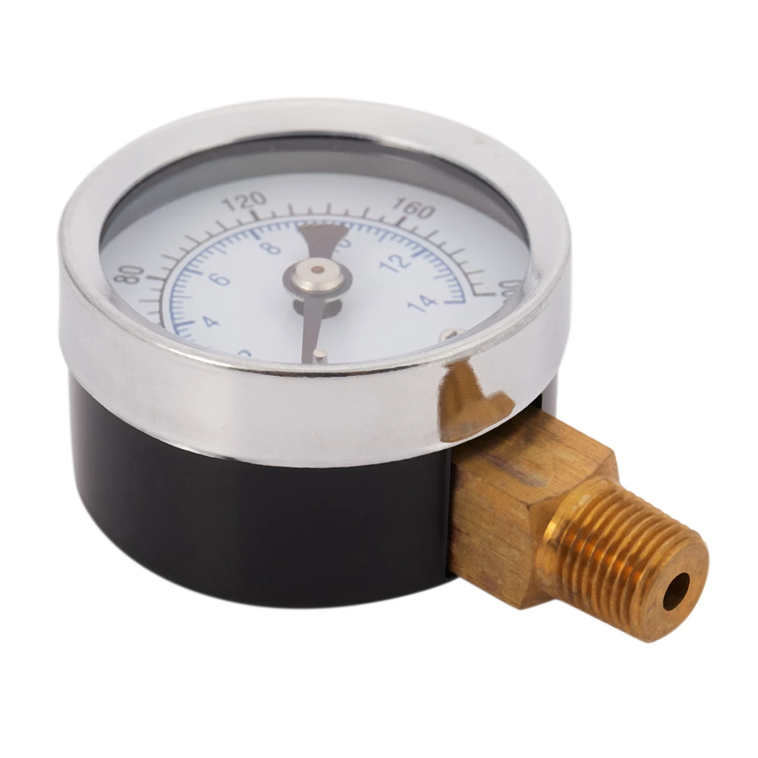 -40-14 БАР 0-200 Psi 0-14 МАНОМЕТР 1/8 мужской манометр Npt