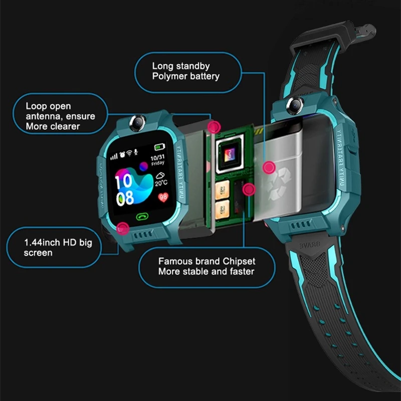 Smartwatch Kids Xiaomi GPS Voice Call SOS Help Waterproof 4G Smart Watch Camera Locate Phone for Students Boys Girls |