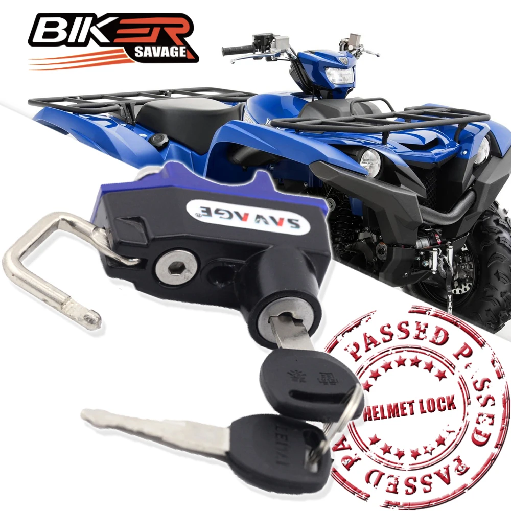 

Замок на шлем для YAMAHA YFM350 400 450 KODIAK YFM450 530 550 600 700, противоугонная Защитная деталь для мотоцикла