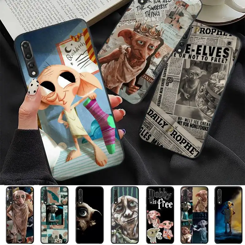 

P-potters Dobby Cute Phone Case for Huawei P30 40 20 10 8 9 lite pro plus Psmart 2019 cover