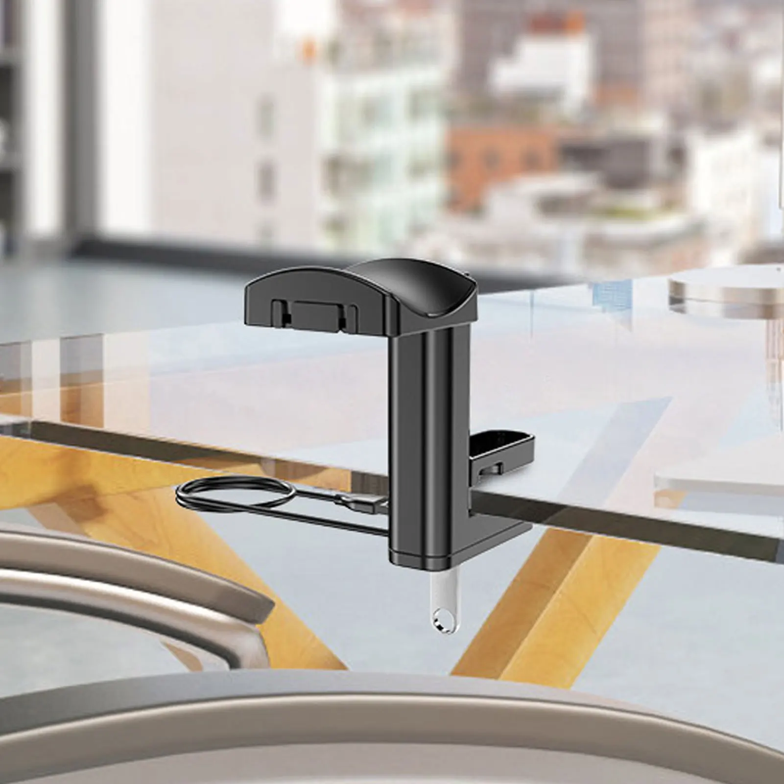 

Подставка для гарнитуры, вращающаяся на 360 градусов, двойная, со съемной подставкой для контроллера