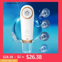 Electric Facial Cleaning Blackhead Remover Small Bubble Vacuum Cleaner Blackhead Acne Remover Shrink Pore Hydrating Pore Cleaner