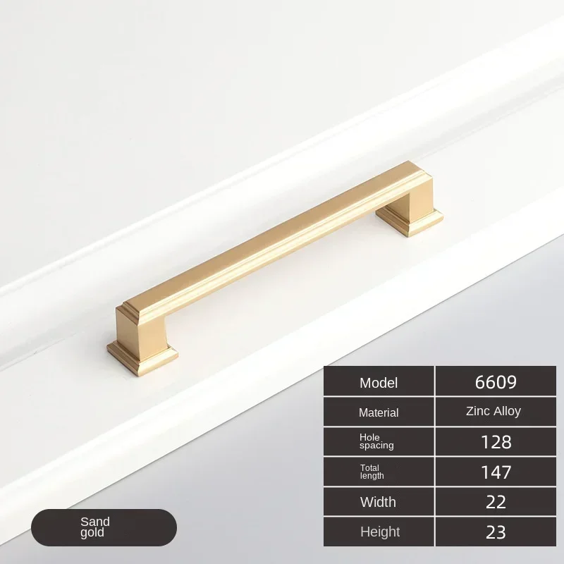 

Дверные ручки шкафа с золотой тягой, ящики, шкафы для обуви, легкие современные простые ручки в американском стиле, маленькие ручки с одним отверстием