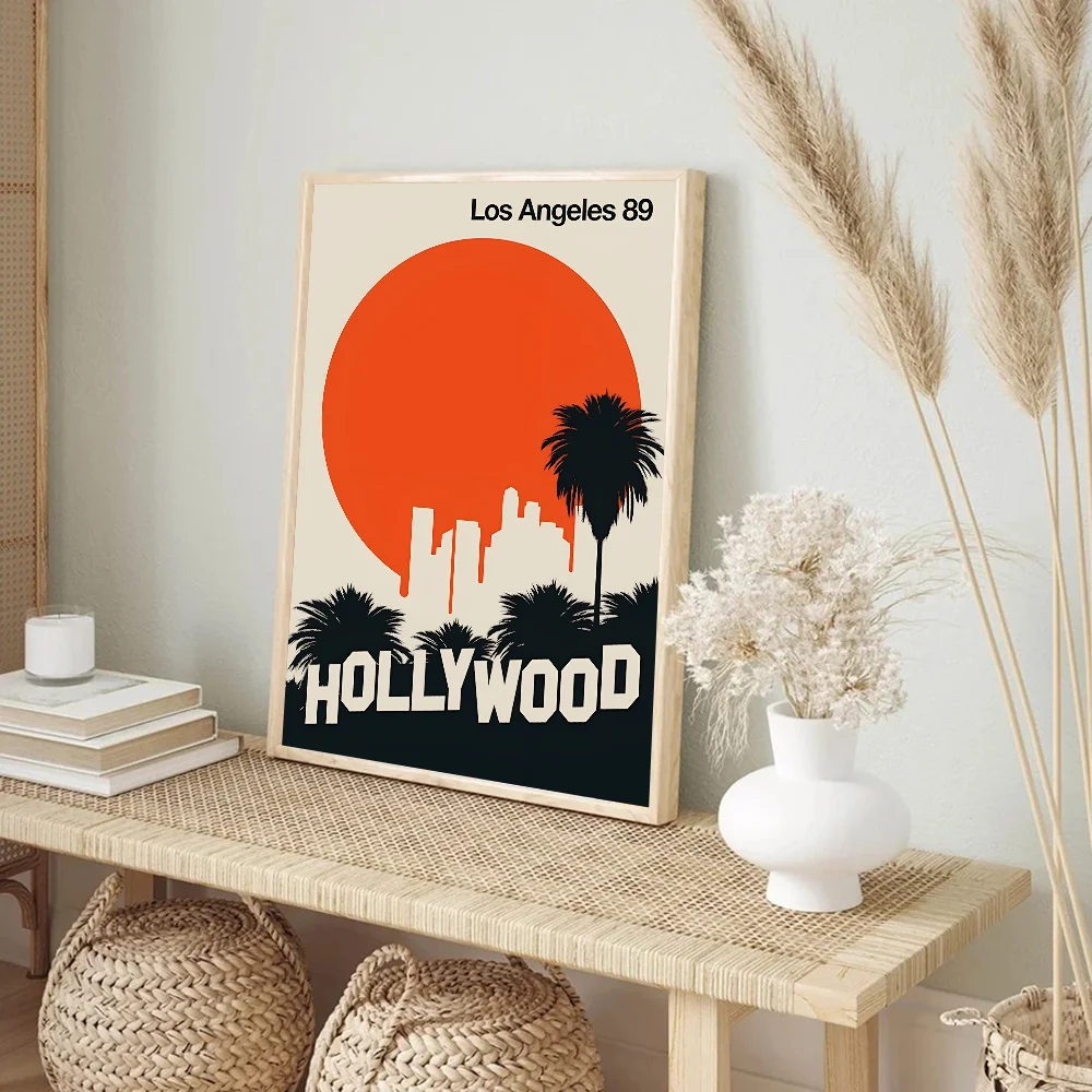 1 шт. самоклеящийся постер с изображением всемирно известных туристических