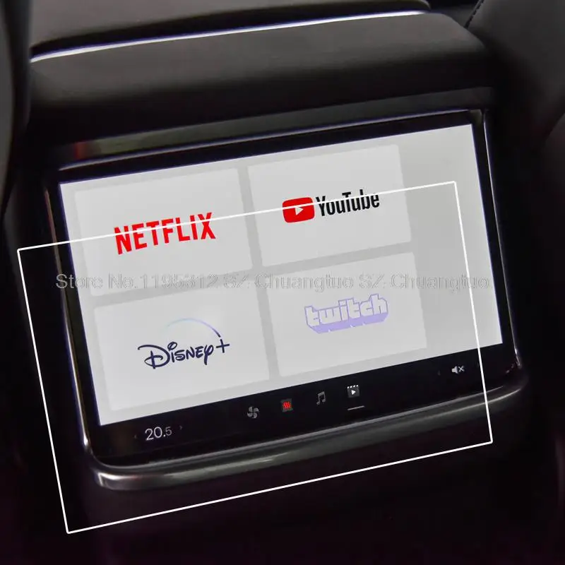 

Защитная пленка для заднего климатного сенсорного экрана из закаленного стекла для Tesla Model S Model X 2022 2023 8-дюймовая защитная пленка для сенсорного экрана HD