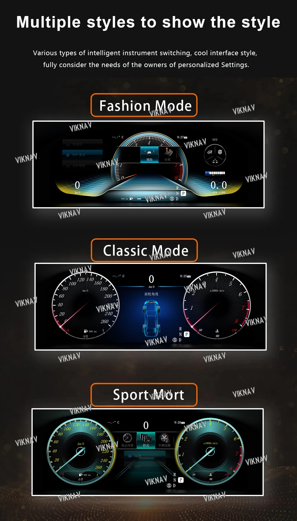 12 3-дюймовая автомобильная цифровая приборная панель для Mercedes Benz E-Class W212 2010-2015