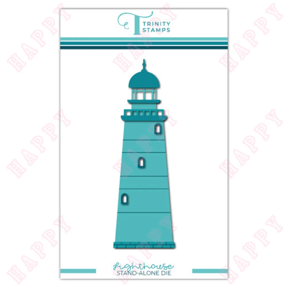 

2022 New Arrival Metal Cuts Lighthouse Dies Set Scrapbook Diary Diy Template Paper Craft Decoration Photo Frame Greet Card Mould