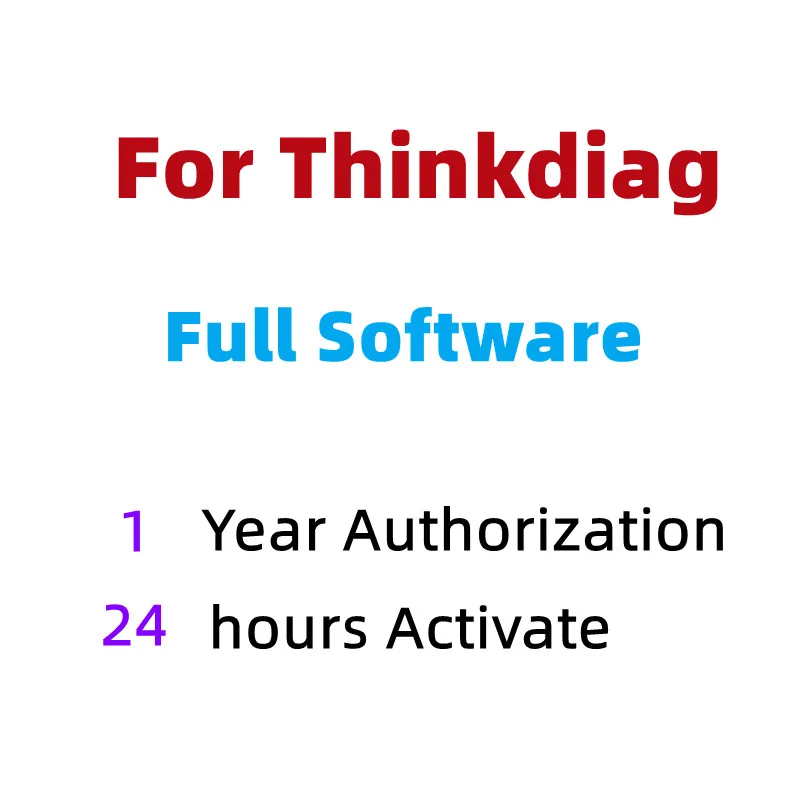 

1 год, THINKCAR Thinkdiag, все программное обеспечение, 24 часа активации для Thinkdiag PK Easydiag, программное обеспечение для сброса открытых автомобилей от производителя